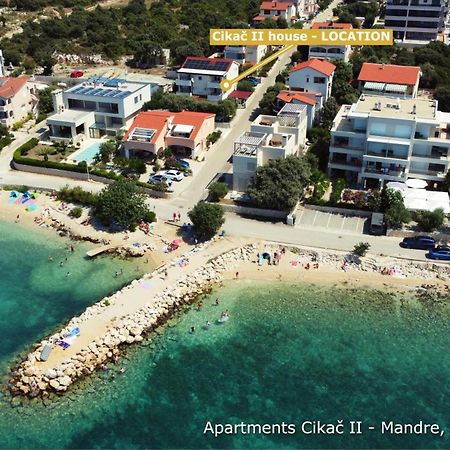 Apartments Cikac II - Modern Apartments By The Beach Mandre Exteriör bild
